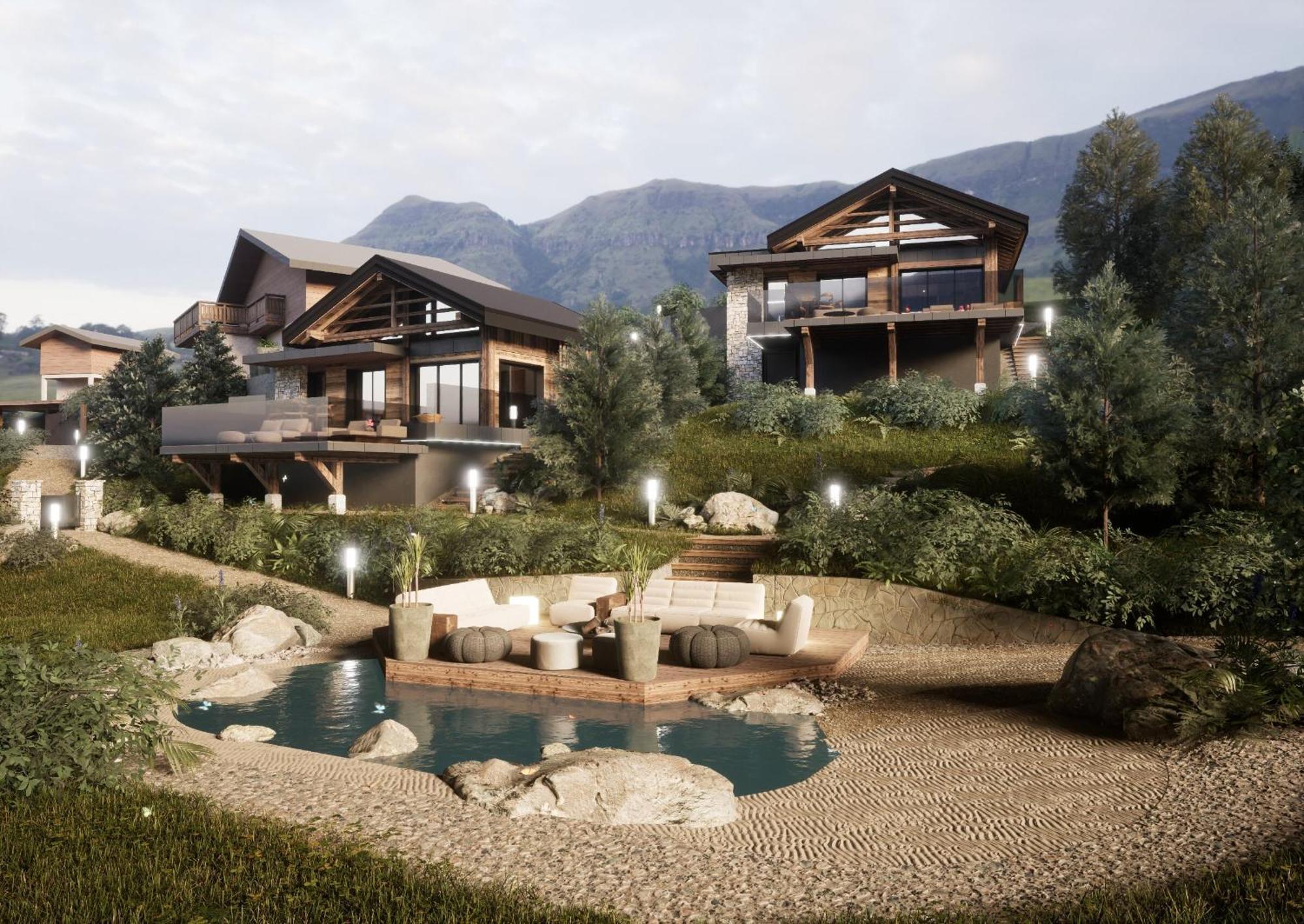 ホテル Domaine Les Terres Bleues クソンリュプト・ロンジュメール エクステリア 写真